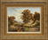 ELEONORE GUINTHER OIL ON CANVAS RIVER SCENE