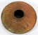 BOROR RAKU POTTERY VESSEL, H 2.5", DIA 6.5" - 2