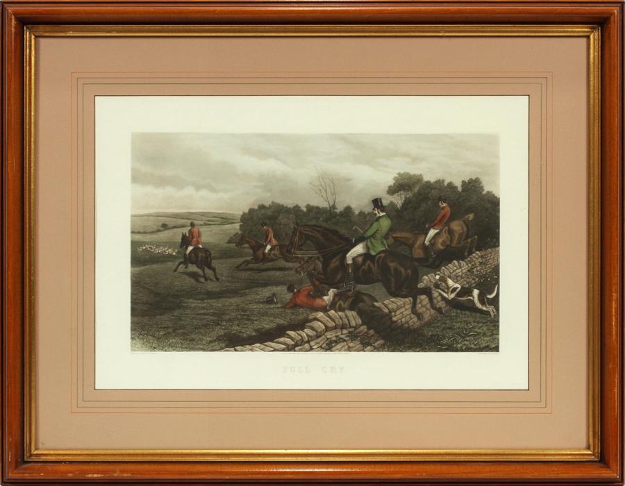 ENGLISH HUNT PRINT AFTER SHELDON WILLIAMS (1 of 6)