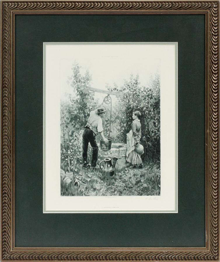 AFTER DANIEL RIDGWAY-KNIGHT PHOTOGRAVURE (1 of 5)