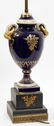 GERMAN PORCELAIN TABLE LAMP H 13" - 27" - 2