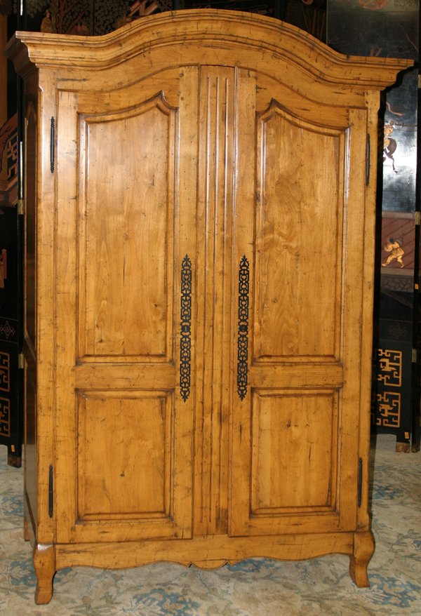021228 COUNTRY FRENCH WALNUT ARMOIRE GUY CHADDOCK CO