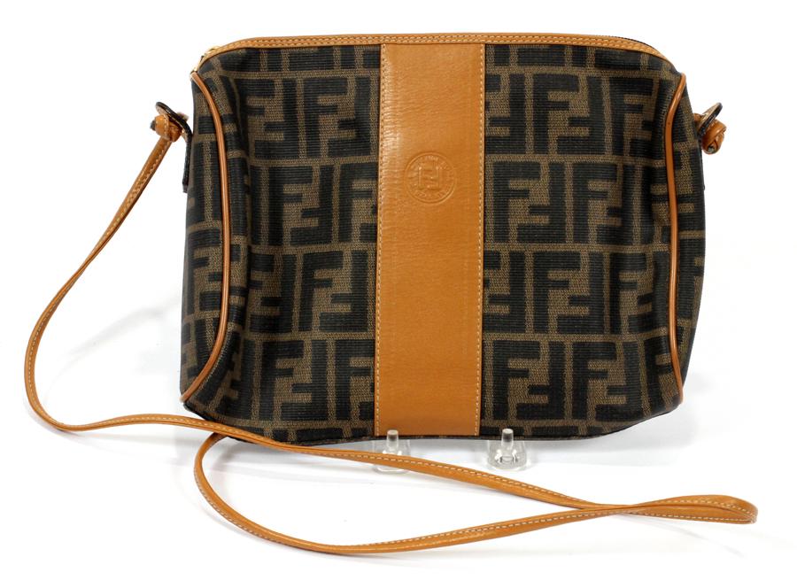 FENDI, ITALIAN LADY'S BAG, L 9.5": FENDI, ITALIAN LADY'S BAG, L 9.5" Label. Made in Rome.