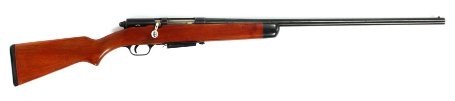STEVENS, SAVAGE ARMS CO. BOLT ACTION SHOTGUN: STEVENS, SAVAGE ARMS CO., CHICOPEE FALLS, MASS. U.S.A., MODEL 258A, BOLT ACTION SHOTGUN,, 20 GAUGE, C1960, L 26" BBLHaving a blued finish, 25" barrel marked 'Proof Tested', front bead sight, bolt acti