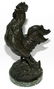 SIGNED SOUKANCICH, BRONZE SCULPTURE OF A ROOSTER