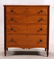 AMERICAN MAPLE CHEST WITH 4 DRAWERS, 19TH CENTURY