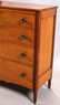 AMERICAN MAPLE CHEST WITH 4 DRAWERS, 19TH CENTURY - 2