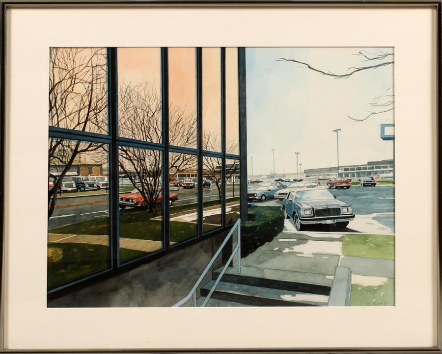 BRUCE MCCOMBS WATERCOLOR ON PAPER, 1986 (1 of 4)