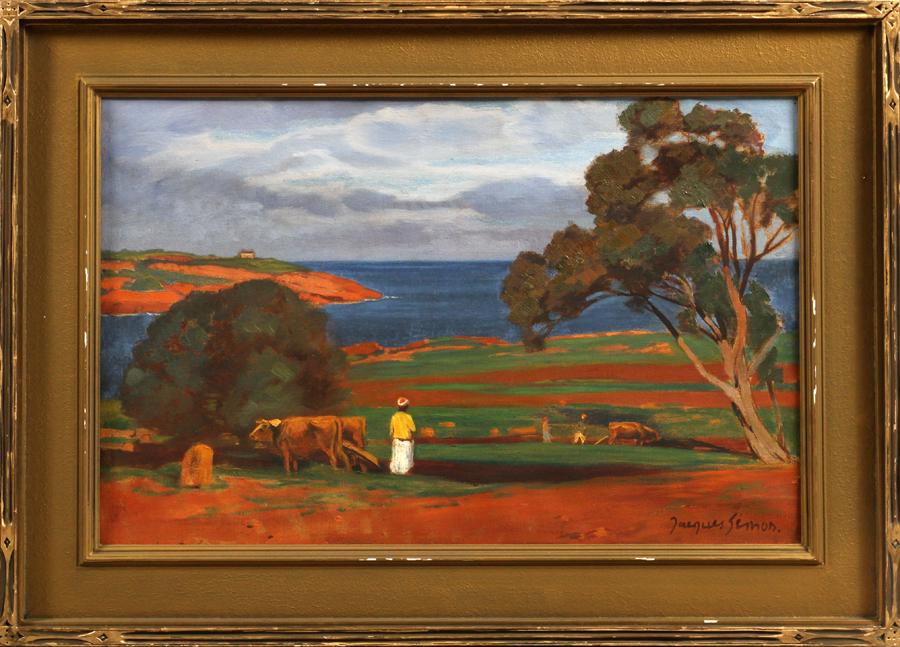 JACQUES SIMON OIL ON CANVAS, C. 1920 (1 of 4)