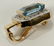 TOPAZ & DIAMOND, WHITE & YELLOW GOLD PENDANT - 2