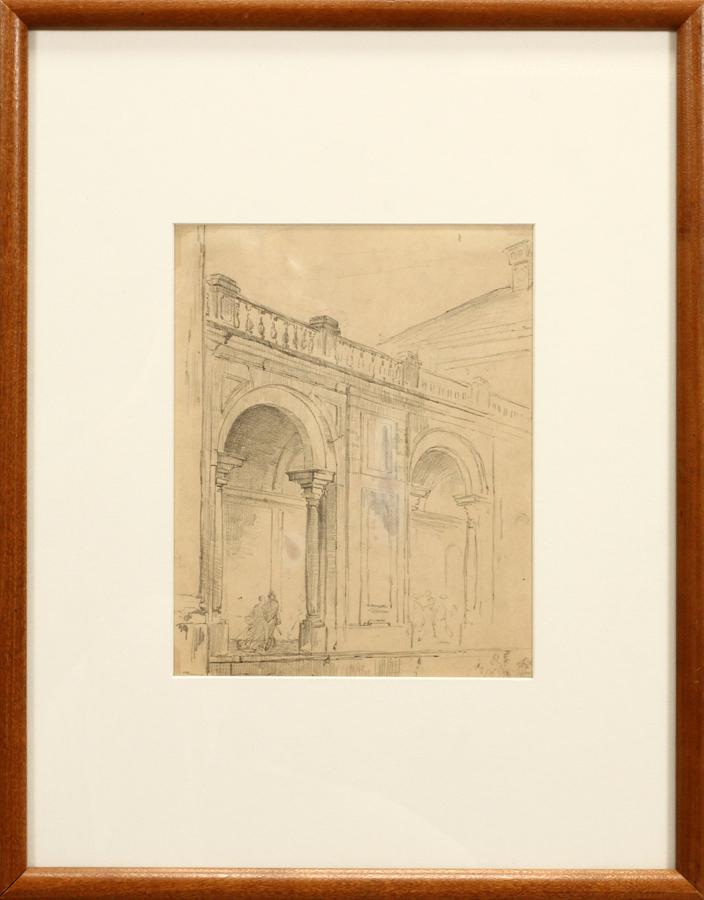 WALTER SHIRLAW GRAPHITE ON PAPER (1 of 3)