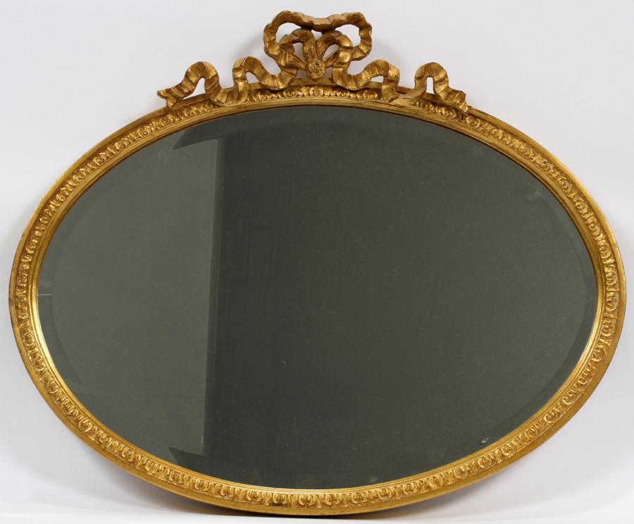 CARVERS' GUILD FRENCH STYLE MIRROR, H 24", W 27" (1 of 2)