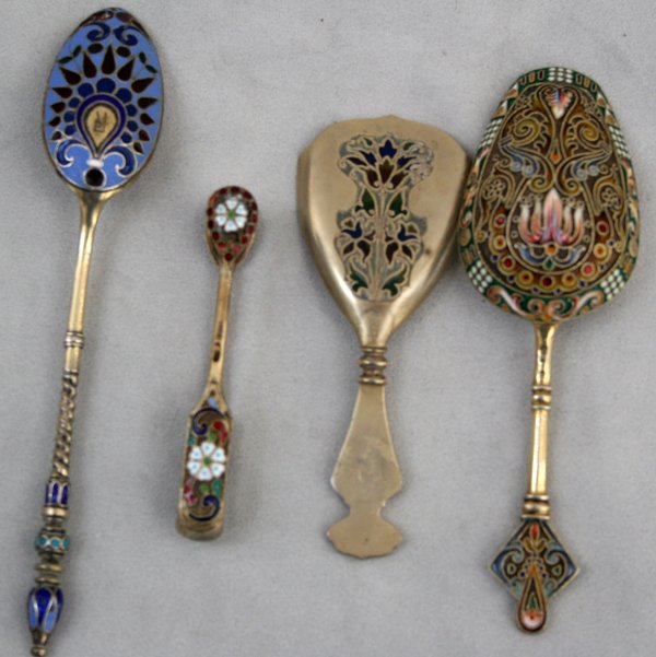 ENAMEL, SILVER & NORWEGIAN PLIQUÉ-À-JOUR - 2