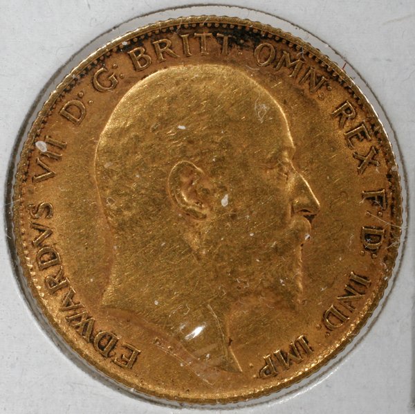 BRITISH SOVERIGN GOLD COIN KING EDWARD VIII