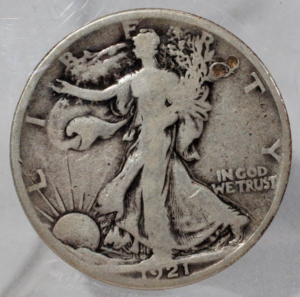 US STERLING SILVER 1/2 DOLLAR WALKING LIBERTY