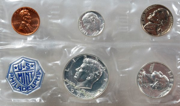 US COINAGE PROOF SET, HALF DOLLAR, QUARTER