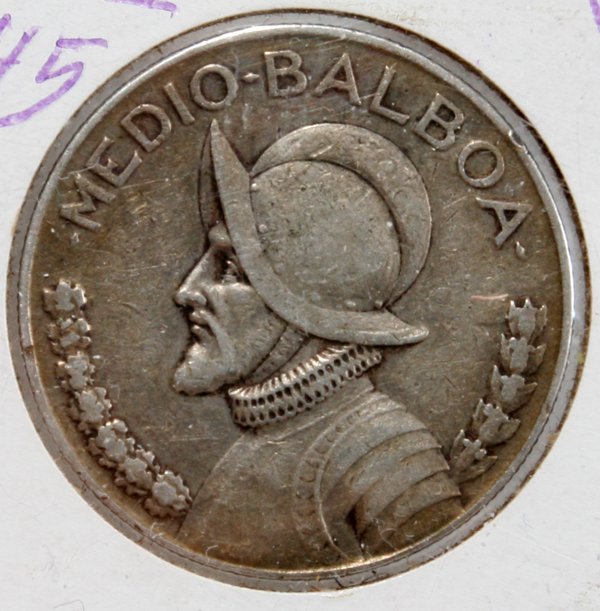 REPUBLIC OF PANAMA SILVER COIN; C1933