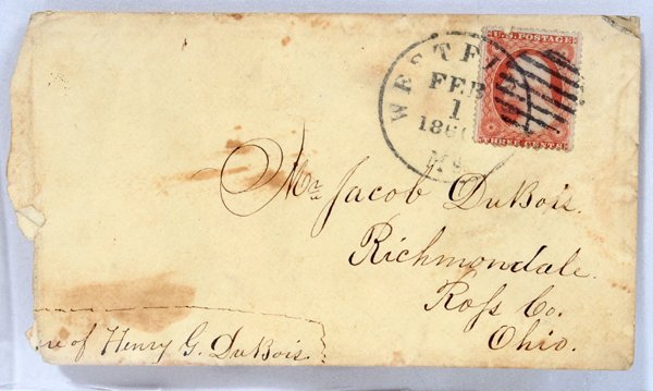 U.S. POSTAGE/COVER; SCOTT # A10 - 10, TYPE I