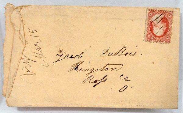 U.S. POSTAGE/COVER; SCOTT #A10-10, TYPE I