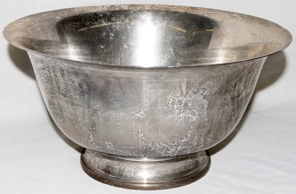 ELLMORE SILVER CO. STERLING SILVER PUNCH BOWL