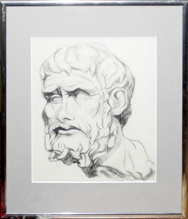 GEORGE BOOTH CONTE DRAWING "EPICURUS"