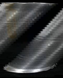 121647: AMERICAN PEWTER BEAKER, EBENEZER SOUTHMAYD, CAS