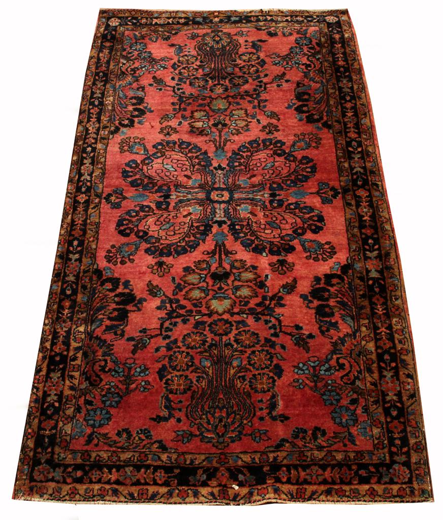 PERSIAN ANTIQUE SAROUK RUG, CIRCA 1910 (1 of 4)