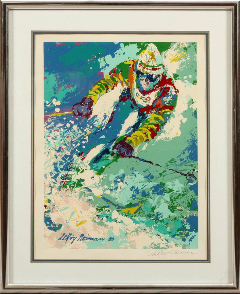 LEROY NEIMAN SERIGRAPH, 1980 "OLYMPIC SLALOM" (1 of 4)