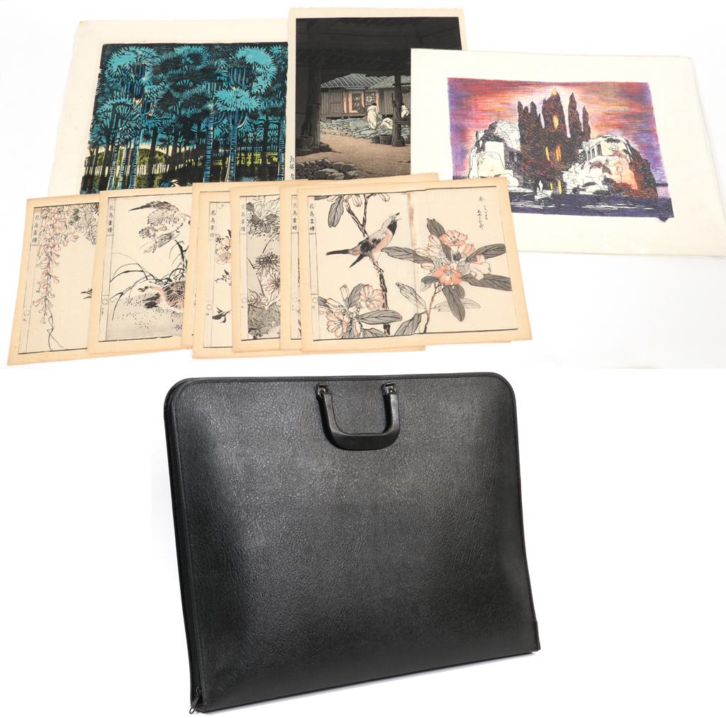 PORTFOLIO OF JAPANESE PRINTS & WATERCOLORS (1 of 17)