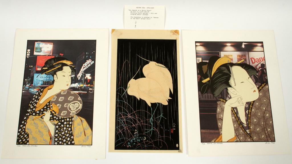 MICHAEL JAY KNIGIN LITHOGRAPHS ON PAPER, 2 PCS (1 of 8)