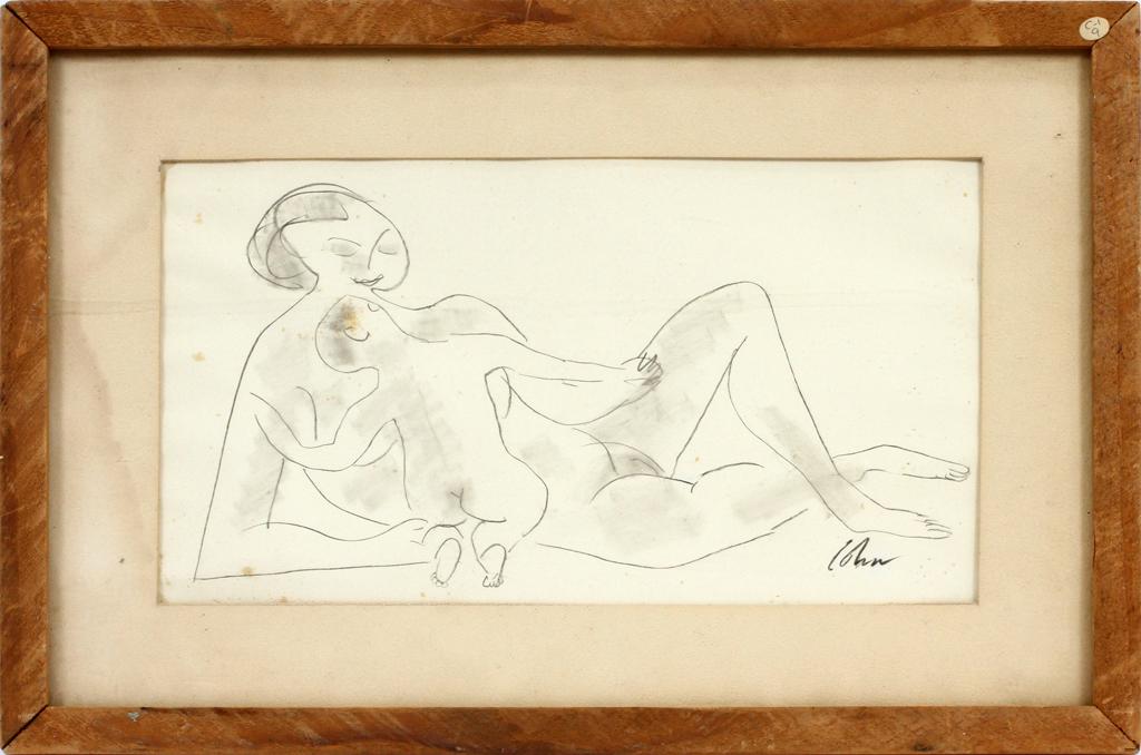 HAROLD COHN 2 DRAWINGS ON PAPER (1 of 3)