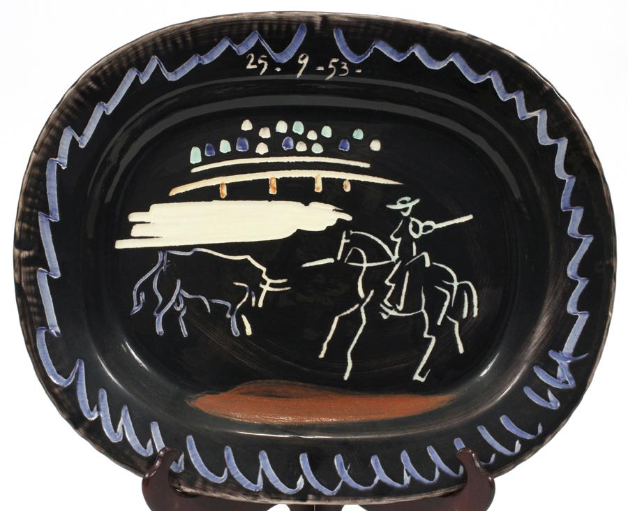 PABLO PICASSO CERAMIC PLATTER, 1953 (1 of 5)