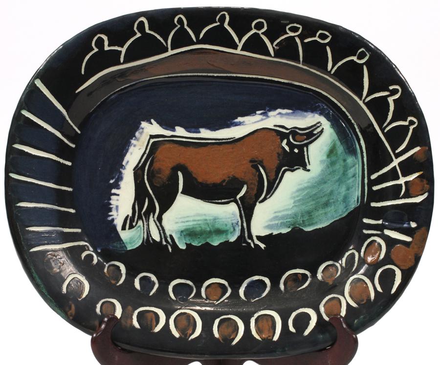 PABLO PICASSO CERAMIC PLATTER, 1948 (1 of 5)