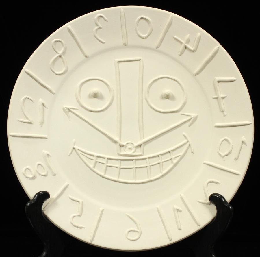 PABLO PICASSO WHITE EARTHENWARE CHARGER, 1956 (1 of 5)