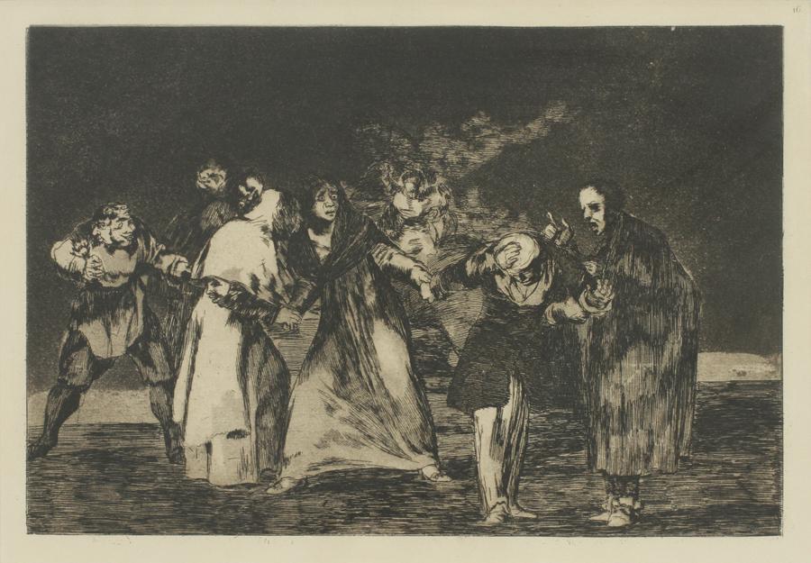 FRANCISCO DE GOYA ETCHING ON PAPER (1 of 9)