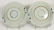 CHINESE QING BLUE ON WHITE PORCELAIN PLATES - 2