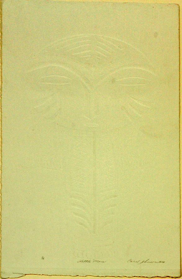 CAROL JOHNSON EMBOSSING ON PAPER, 1990 (1 of 4)