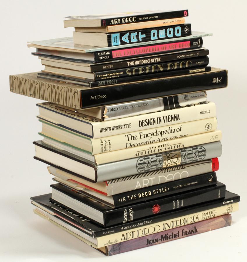 ART HISTORY & DESIGN BOOKS, 21 PCS, H 7"-14.5" (1 of 1)