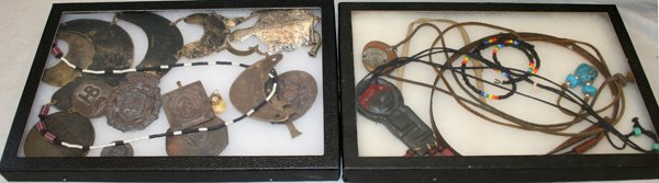 NATIVE AM COPPER, STONE & LEATHER JEWELRY