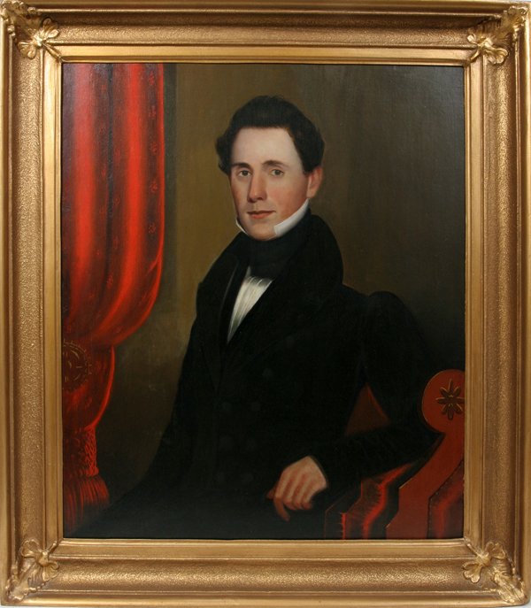 JOHN S. BLUNT "THE BORDEN LIMNER" OIL