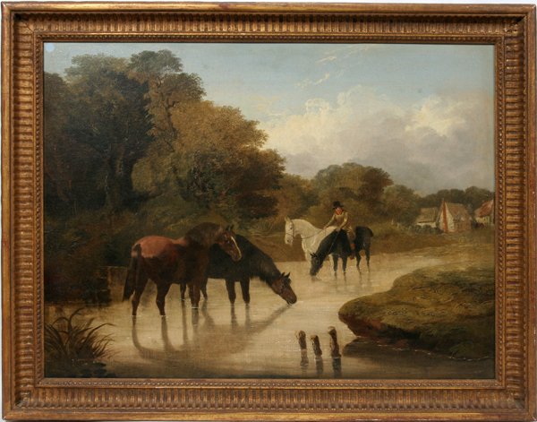 ATT. TO JOHN F. HERRING OIL HORSES IN A RIVE