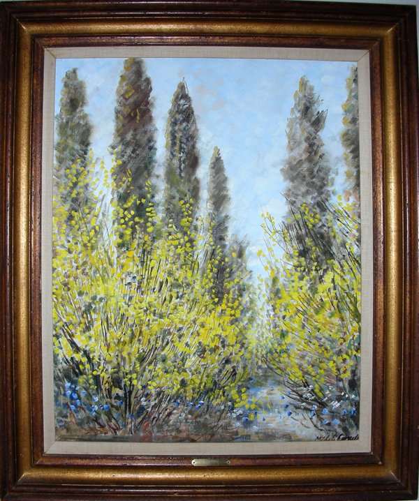 MICHELE CASCELLA OIL ON CANVAS, 30" X 24"