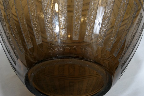 DAUM NANCY ETCHED GLASS VASE, 1920-1960 - 2