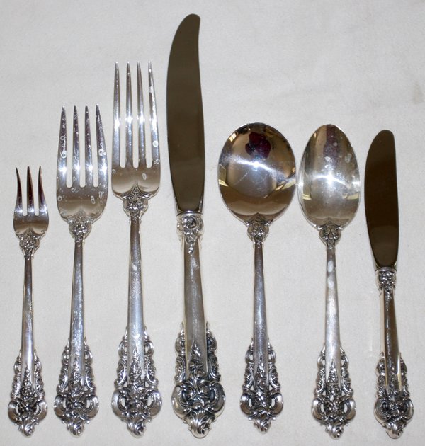 REED & BARTON GRAND BAROQUE STERLING FLATWARE