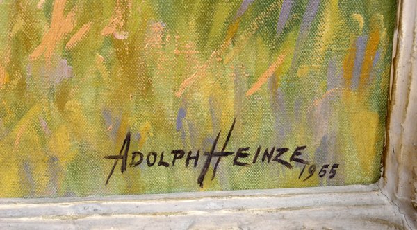 ADOLPH HEINZE OIL THE HORSE "BLACK OUT" - 2