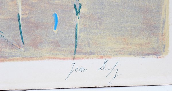 JEAN DUFY COLOR LITHO "PLACE DE LA CONCORDE" - 2