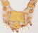INDIAN, 22KT GOLD & ENAMEL NECKLACE - 3