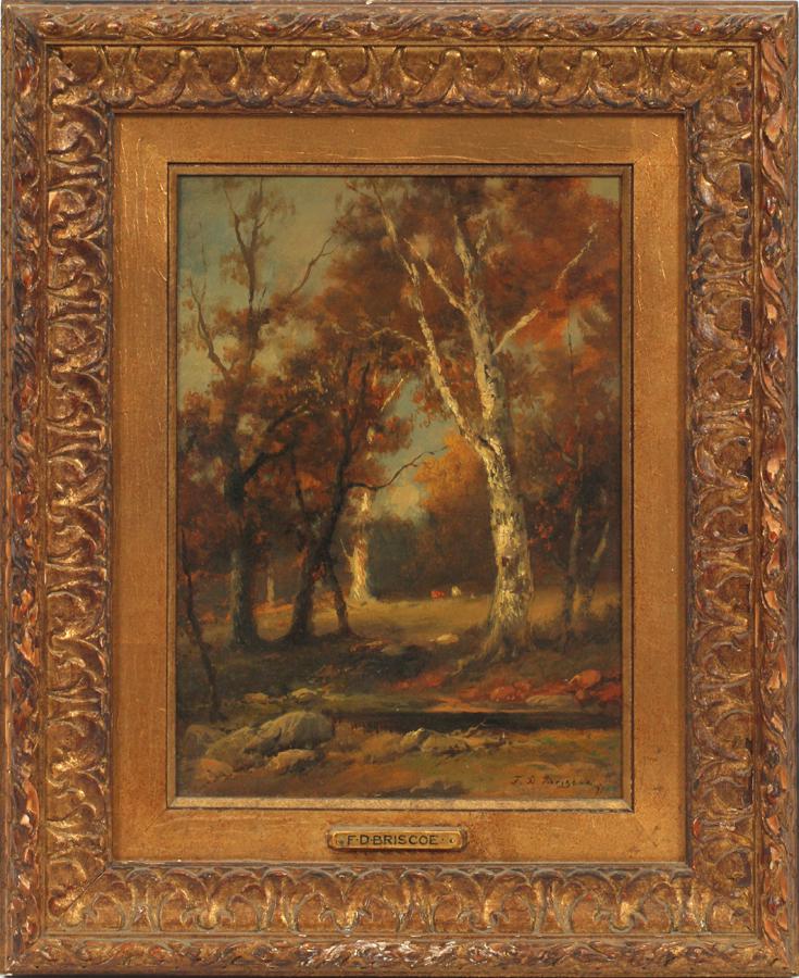 FRANKLIN DULLIN BRISCOE OIL ON BOARD (1 of 7)