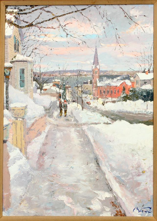 PIERRE BITTAR OIL ON CANVAS, PETOSKY, MICHIGAN (1 of 3)