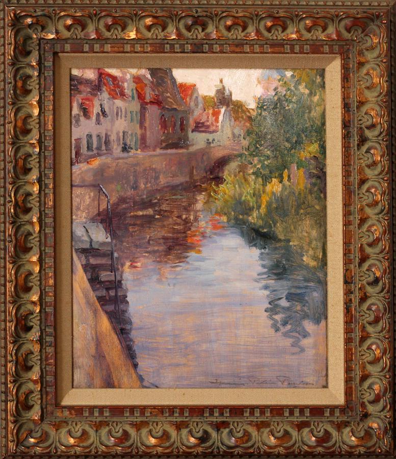 FRANCIS PETRUS PAULUS OIL ON WOOD PANEL (1 of 4)